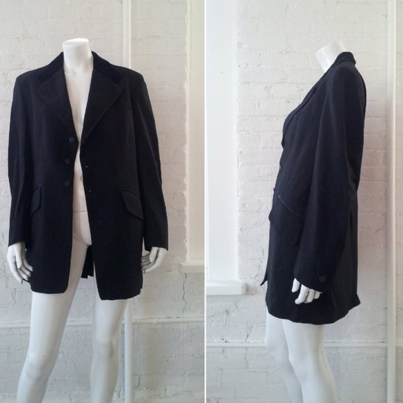 Vintage 1950s Black Dinner Jacket Tuxedo - Picture 3 of 5